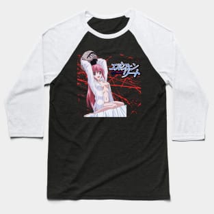 Artful Echoes Unforgettable Scenes From Elfen Lied Manga Baseball T-Shirt